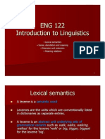 ENG 122 Introduction To Linguistics