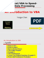 Using Excel/VBA To Speed-Up Daily Data Processing