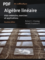 Algèbre linéaire- aide-mémoire- exercices et applications Par Robert C. Dalang-Amel Chaabouni