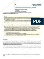 Cronicon: Research Article Patients' Desire and Previous Experience of Dental Bleaching