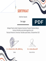 Sertifikat Kampus Merdeka