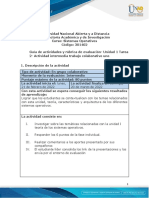 Formato-Guia de Actividades y Rúbrica de Evaluación- Unidad 1 - Tarea 2 - Trabajo Colaborativo Uno
