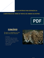 Definição Sobre Os Critérios para Definição Da Competência No Crime de Tráfico de Animais Silvestres