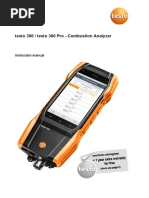 Testo 300 Instruction Manual US