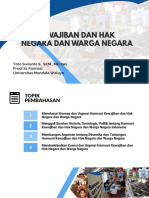 Kewajiban Dan Hak Negara Dan Warga Negara