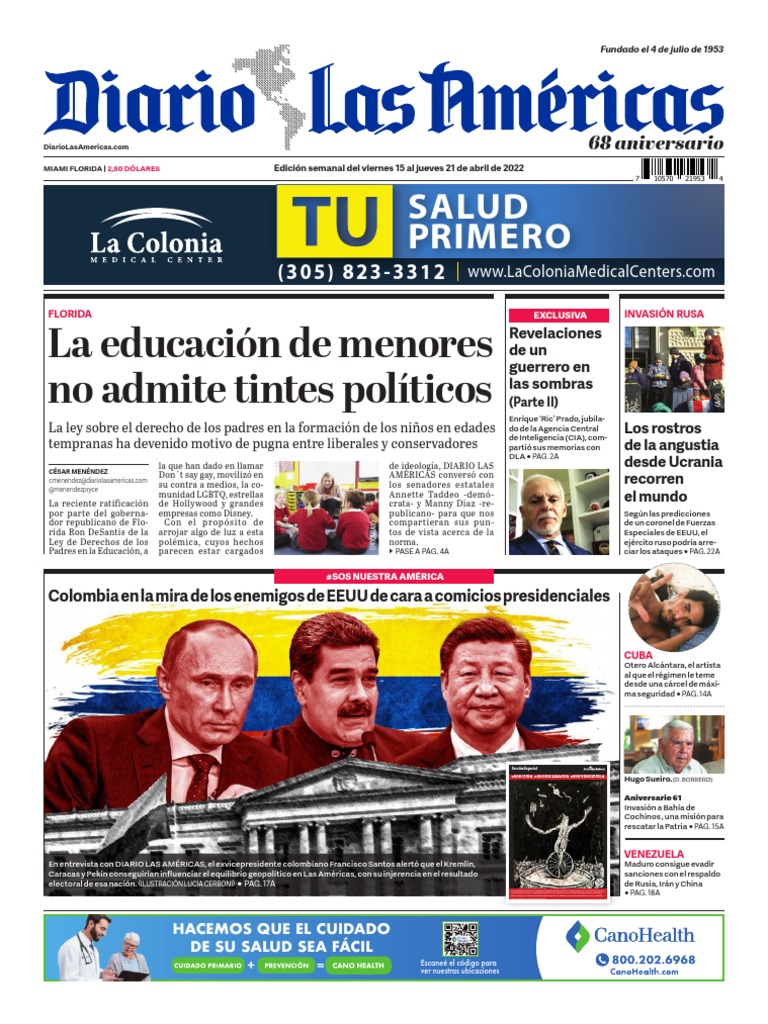 Portada Digital Del Viernes 15 de Agosto de 2022 | PDF | Agencia Central de  Inteligencia | Ataques del 11 de septiembre