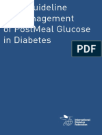 Postmeal Glucose Guidelines