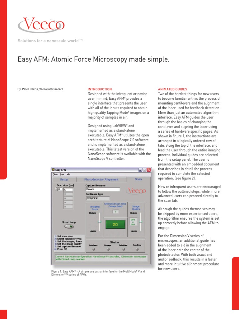 AN095RevA1Easy AFM Atomic Force Microscopy Made SimpleAppNote PDF