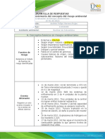 Reconocimiento Del Concepto Del Riesgo Ambiental