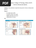 APhA Injection Technique Assessment Form | PDF | Injection (Medicine ...