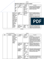 Programación Curricular - 4°