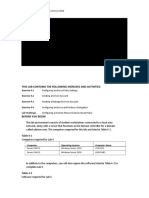 Configuring Service Authentication and Account Policies: This Lab Contains The Following Exercises and Activities