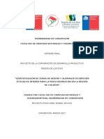 FNDR - Identificación de Zonas de Desove y Alevinaje de Especies Ícticas de Interés para la Pesca Recreativa en la Región de Los Ríos