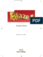 Blaze 1 INT Ss Contents Student's Book Grammar Vocabulary Reading Listening Writing