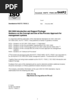 Guidance on the Process Approach