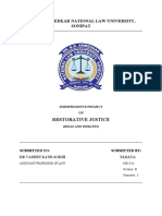 Dr. B.R. Ambedkar National Law University, Sonipat: Restorative Justice