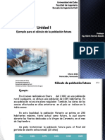 Abastecimiento de Agua. Unidad I Clase 2 LUZ Ejemp Cálc Población