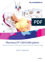 Planmeca FIT CAD/CAM System: User's Manual