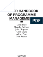 Gower Handbook of Programme Management Intro