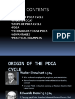 Origin of Pdca Cycle - What Is Pdca? - Steps of Pdca Cycle - Pdsa - Techniques To Use Pdca - Advantages - Practical Examples