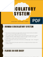 Circulatory System: Biology Chapter 6 Term 1 ST 1