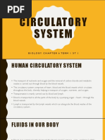 Circulatory System: Biology Chapter 6 Term 1 ST 1