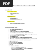 Steps To Install M2000 & LMT