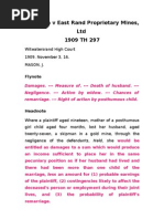 Chisholm v East Rand Proprietary Mines Ltd 1909 TH 297