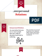 Interpersonal: Relations