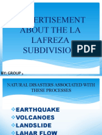 Advertisement About The La Lafreza Subdivision: By: Group