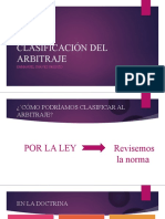 CLASES DE ARBITRAJE