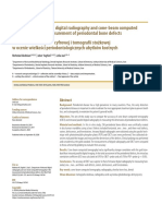 Comparacion TCHC Con Intraoral de Defectos Periodontales 2020