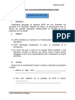 Cours d'EPS-1 Préparation 