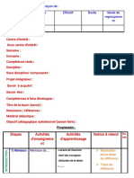 Curricula Nouvelle Fiche Vide