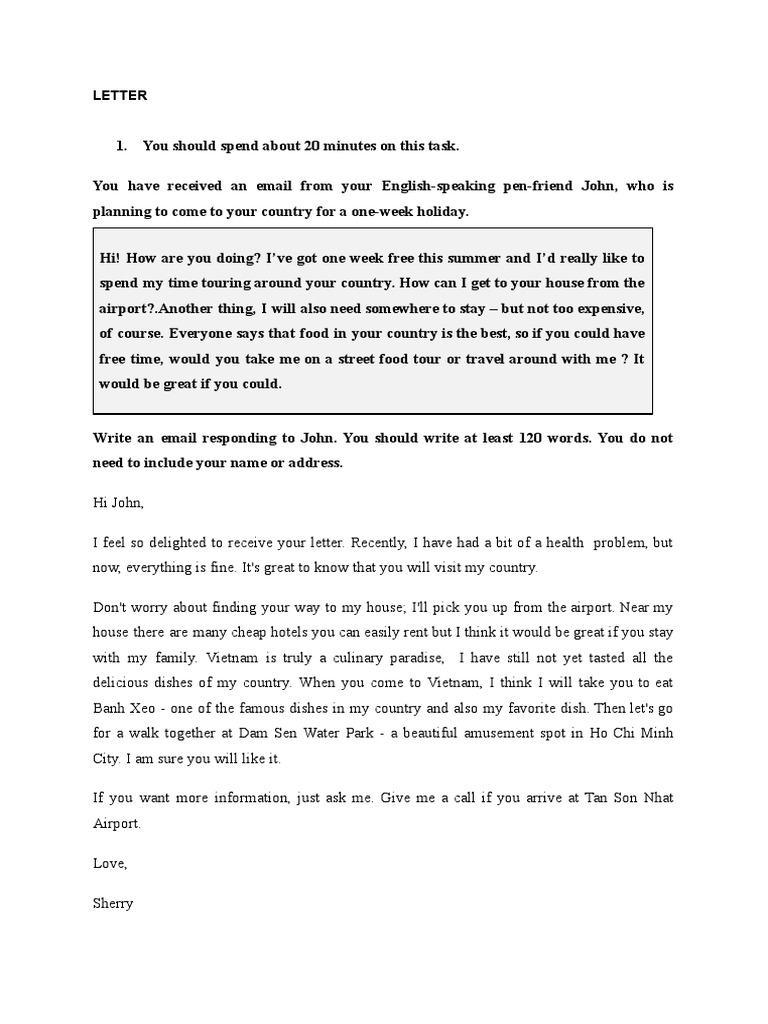VSTEP B1 Writing Email Samples | PDF | Cigarette | Smoking