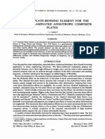 J. N. Reddy - 1980 - A Penalty Plate Bending Element For The Analysis of Laminated Anisotropic Composite Plates