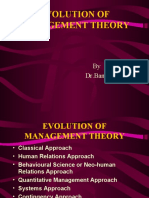 Evolution of Management Theory - Revised