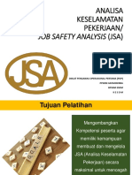 Job Safety Analysis (Jsa) : Keselamatan