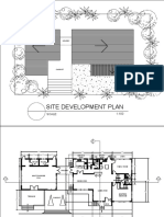 Site Development Plan: Scale: 1:100