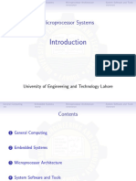 Microprocessor Systems: University of Engineering and Technology Lahore