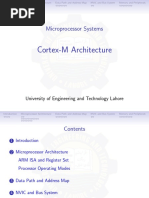 Cortex-M Architecture: Microprocessor Systems