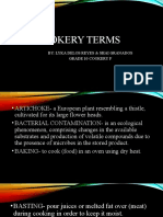 Cookery Terms: By: Lyka Delos Reyes & Shai Granados Grade 10 Cookery F