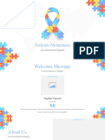 Autism Awareness PowerPoint Template by SlideWin