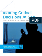 CHIRP Making Critical Decisions at Sea 2019 09