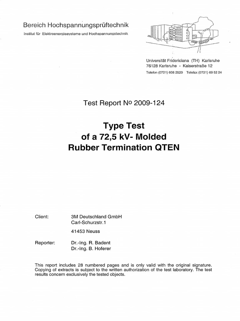 Molded Rubber Test Report 2009124 PDF