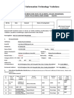 Application Form For Non-Teaching Posts