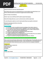 Data Handling Using Pandas and Data Visualization - Assessment1 Class Room Notes