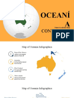 Map of Oceania Infographics by Slidesgo