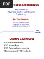 Fault Detection and Diagnosis