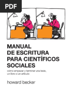 Manual de Escritura para científicos sociales